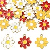 20Pcs Eco-Friendly Alloy Enamel Pendants ENAM-YW0005-85A-2