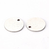 Non-Tarnish 201 Stainless Steel Stamping Blank Tag Pendants X-STAS-T058-12mm-P-3