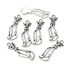 Tibetan Style Alloy Kitten Pendants LF10383Y-1