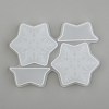 Christmas Snowflake Straw Topper Silicone Molds Decoration X-DIY-J003-13-2