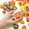 20Pcs 10 Styles Thanksgiving Day Themed Silicone Beads Sets SIL-CJ0002-88-4