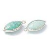 Natural Amazonite Pendants G-B009-01P-L-2