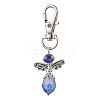 Angel Glass Pendant Decoration HJEW-JM02154-4
