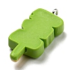 Opaque Resin Imitation Food Pendants CRES-D019-02A-2