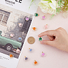 30Pcs 6 Colors Transparent Glass Pendants FIND-FH0006-67-3