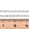Tarnish Resistant 304 Stainless Steel Cable Chains X-CHS-R002-0.4mm-2