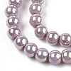 Electroplate Opaque Glass Beads Strands LS-GLAA-T032-P4mm-AB07-2