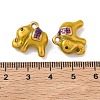 304 Stainless Steel Enamel Pendants STAS-L316-22G-08-3