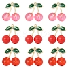 9Pcs 3 Styles Acrylic & Alloy Enamel Pendants ENAM-FS0004-72-1