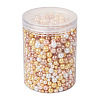 Cheriswelry 11 Strands 11 Styles Baking Painted Pearlized Glass Pearl Round Bead Strands HY-CW0001-04-8