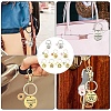 Alloy Enamel & 304 Stainless Steel Keychain KEYC-YW00094-01-6
