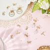 60Pcs Bowknot Alloy Stud Earring Findings FIND-BBC0004-63C-4