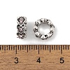 Rack Plating Alloy European Beads FIND-C055-03AS-3