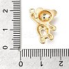 Brass Micro Pave Cubic Zirconia Pendants LS-KK-U061-24G-3