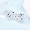 304 Stainless Steel Stud Earrings for Women EJEW-K306-17P-3
