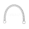 Alloy Curb Chain Bag Strap FIND-WH0069-85P-1