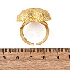 Brass Micro Pave Cubic Zirconia Adjustable Open Cuff Rings for Women RJEW-A072-02G-5