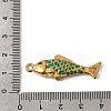 304 Stainless Steel Enamel Fish Connector Charms STAS-B128-55G-06-3