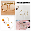 180Pcs 6 Colors Brass Wine Glass Charm Rings KK-CA0001-87-6