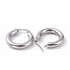 Non-Tarnish 304 Stainless Steel Chunky Hoop Earrings for Women EJEW-G298-09P-2