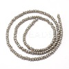 Faceted Rondelle Full Rainbow Plated Electroplate Glass Beads Strands EGLA-M004-2mm-A13-3