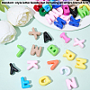 50Pcs Opaque Resin Beads RESI-SP0001-64-7