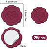 25Pcs Adhesive Wax Seal Stickers DIY-CP0009-11B-07-2