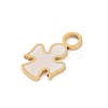 304 Stainless Steel Enamel Charms STAS-I325-059G-2