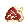 Brass Enamel Pendants LS-KK-G554-04G-03-2