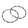 304 Stainless Steel Ring Hoop Earrings for Women EJEW-M023-08D-2