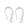 Long-Lasting Plated Brass Ear Wire KK-K381-07S-1