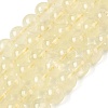 Natural Lemon Quartz(Heated) Beads Strands G-B167-A11-10mm-2