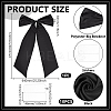 Polyester Big Bowknot for Christmas Decoration HJEW-WH0063-006C-3