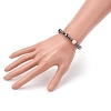Non-magnetic Synthetic Hematite Beads Stretch Bracelets BJEW-JB05925-5