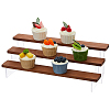 3-Tier Wood Acrylic Organizer Display Riser Rack ODIS-WH0070-13C-1