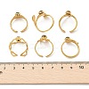 Natural Tiger Eye Finger Rings RJEW-K290-07G-3