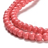 Painted Glass Bead Strands DGLA-S071-4mm-B34-3
