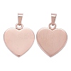 Ion Plating(IP) Fashionable 304 Stainless Steel Stamping Blank Tag Pendants LS-STAS-J002B-01RG-2