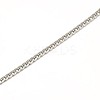 304 Stainless Steel Curb Chain Necklace Making X-STAS-A028-N108P-2