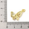 Rack Plating Brass Pave Cubic Zirconia Pendants KK-G513-14G-3