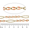 304 Stainless Steel Enamel Link Chains CHS-U003-01G-11-2