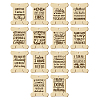14Pcs 14 Style Plywood Thread Winding Boards WOOD-WH0060-05-1