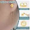 6 Pairs 2 Colors 925 Sterling Silver Friction Ear Nuts FIND-PH0018-22-4