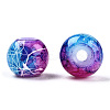 Drawbench Glass Round Beads GLAD-WH0001-01-16-2