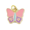 Brass Enamel Pendants KK-B114-13G-1