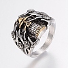304 Stainless Steel Finger Rings RJEW-G091-10-1