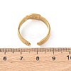 304 Stainless Steel Open Cuff Rings for Women RJEW-K309-17G-5
