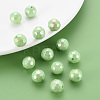Opaque Acrylic Beads TACR-S154-10F-01-3