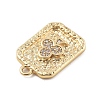 Brass Micro Pave Cubic Zirconia Pendants LS-KK-D283-30G-02-2