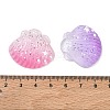 Opaque Resin & Paillette Cabochons X-RE-CBA6E1B-01-3